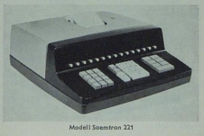 Early model Soemtron ETR221, ©2009 Serge Devidts, click image for a larger version
